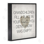 Stupell Studio | Heartwarming Grandchildren Phrase