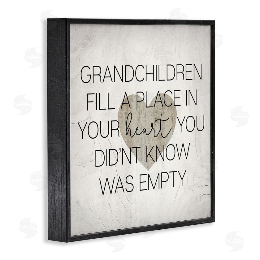 Stupell Studio | Heartwarming Grandchildren Phrase