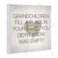 Stupell Studio | Heartwarming Grandchildren Phrase