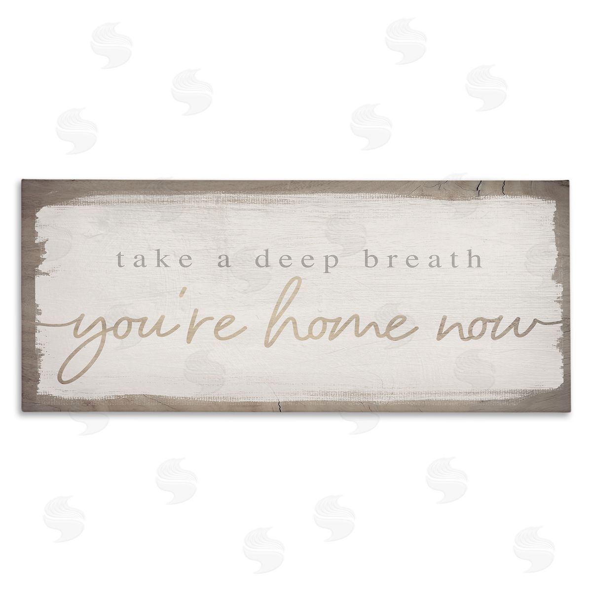 You're Home Now Weathered Chic Canvas Wall Art, Home Decor by Stupell Studio