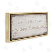 Stupell Studio | You're Home Now Weathered Chic