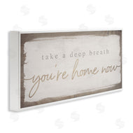 Stupell Studio | You're Home Now Weathered Chic