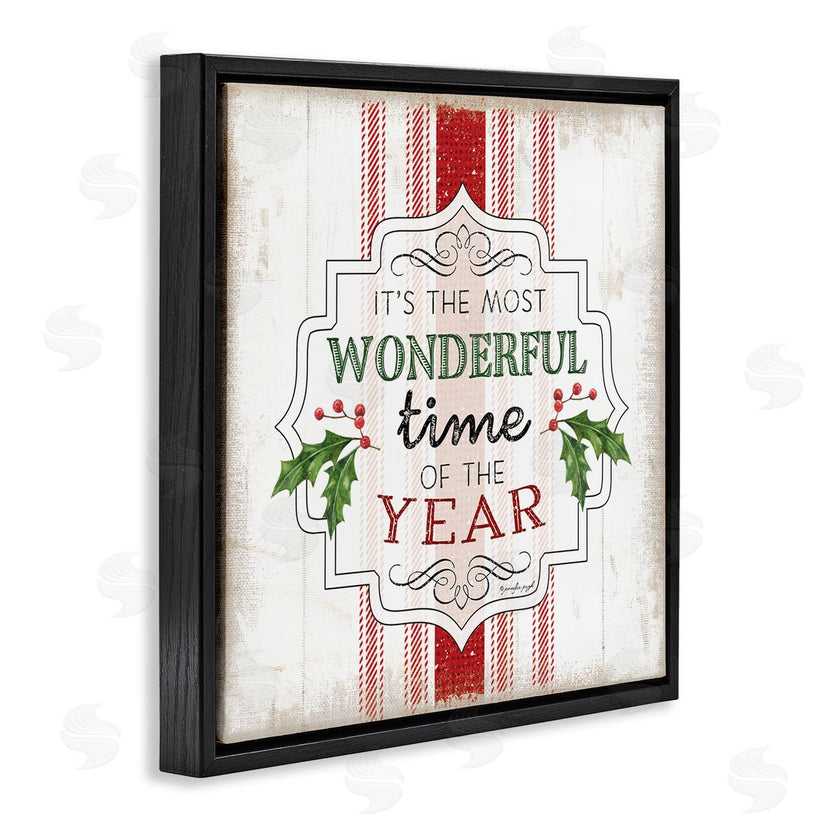 Jennifer Pugh | Festive Holiday Rustic Stripes