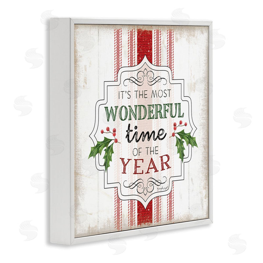 Jennifer Pugh | Festive Holiday Rustic Stripes