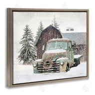 Lori Deiter | Winter Rural Vintage Truck & Barn