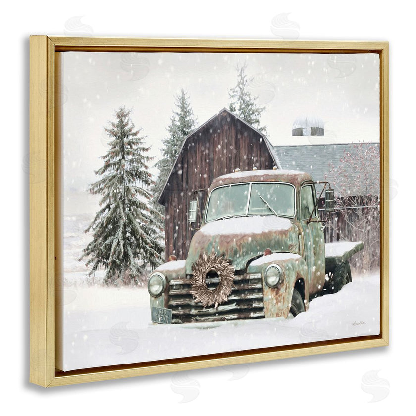 Lori Deiter | Winter Rural Vintage Truck & Barn