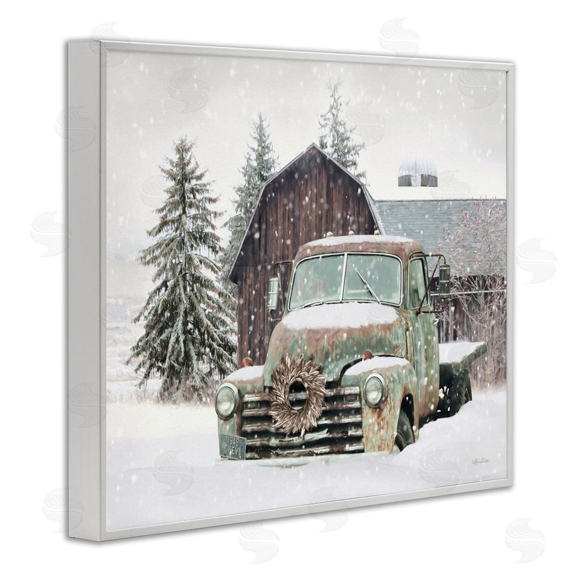 Lori Deiter | Winter Rural Vintage Truck & Barn