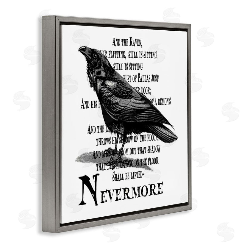 Lettered and Lined | Creepy Halloween Black Crow Raven