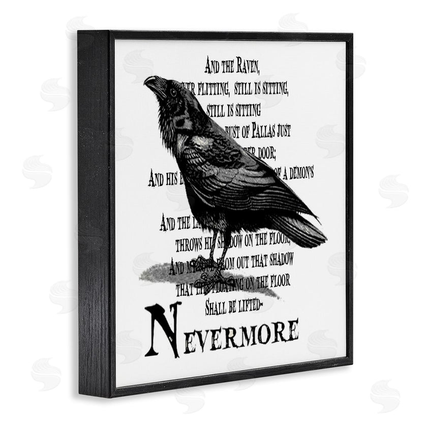 Lettered and Lined | Creepy Halloween Black Crow Raven