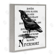 Lettered and Lined | Creepy Halloween Black Crow Raven