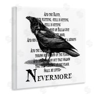 Lettered and Lined | Creepy Halloween Black Crow Raven