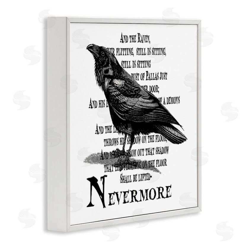 Lettered and Lined | Creepy Halloween Black Crow Raven
