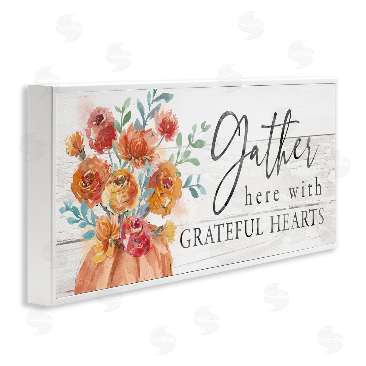 Courtney Morgenstern Gather Grateful Hearts Seasonal Harvest Rustic Phrase 