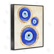 Two Smart Blondes | Round Blue Evil Eye Pattern
