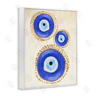 Two Smart Blondes | Round Blue Evil Eye Pattern