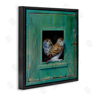 Alan Weston | Spotted Owls Perched Ledge