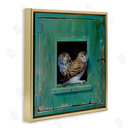 Alan Weston | Spotted Owls Perched Ledge