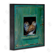 Alan Weston | Spotted Owls Perched Ledge