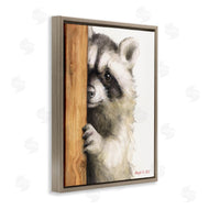 George Dyachenko | Peering Raccoon Watercolor