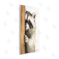 George Dyachenko | Peering Raccoon Watercolor