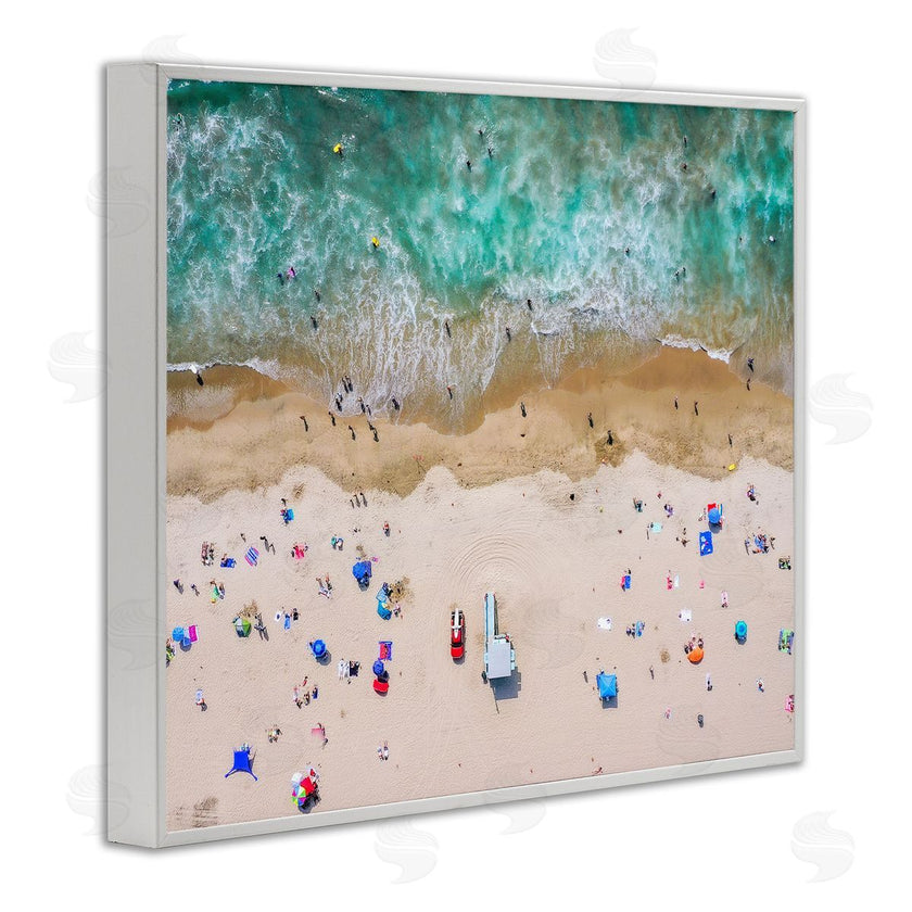 Jeff Poe Photography | Aerial View Busy Summer Beach