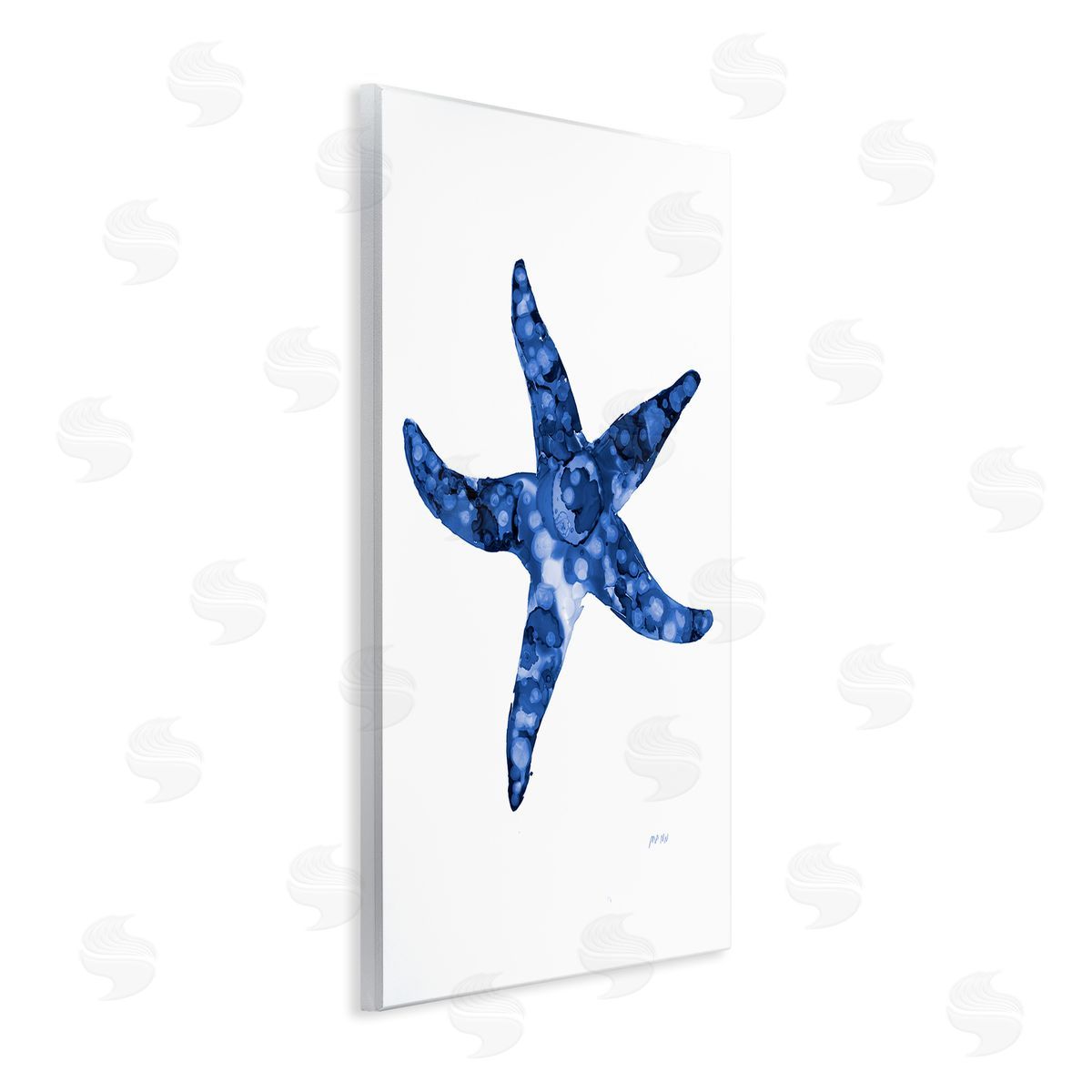 Patti Mann Casual Starfish Beach Ocean Sea Life Painting Wall Plaque Art Print