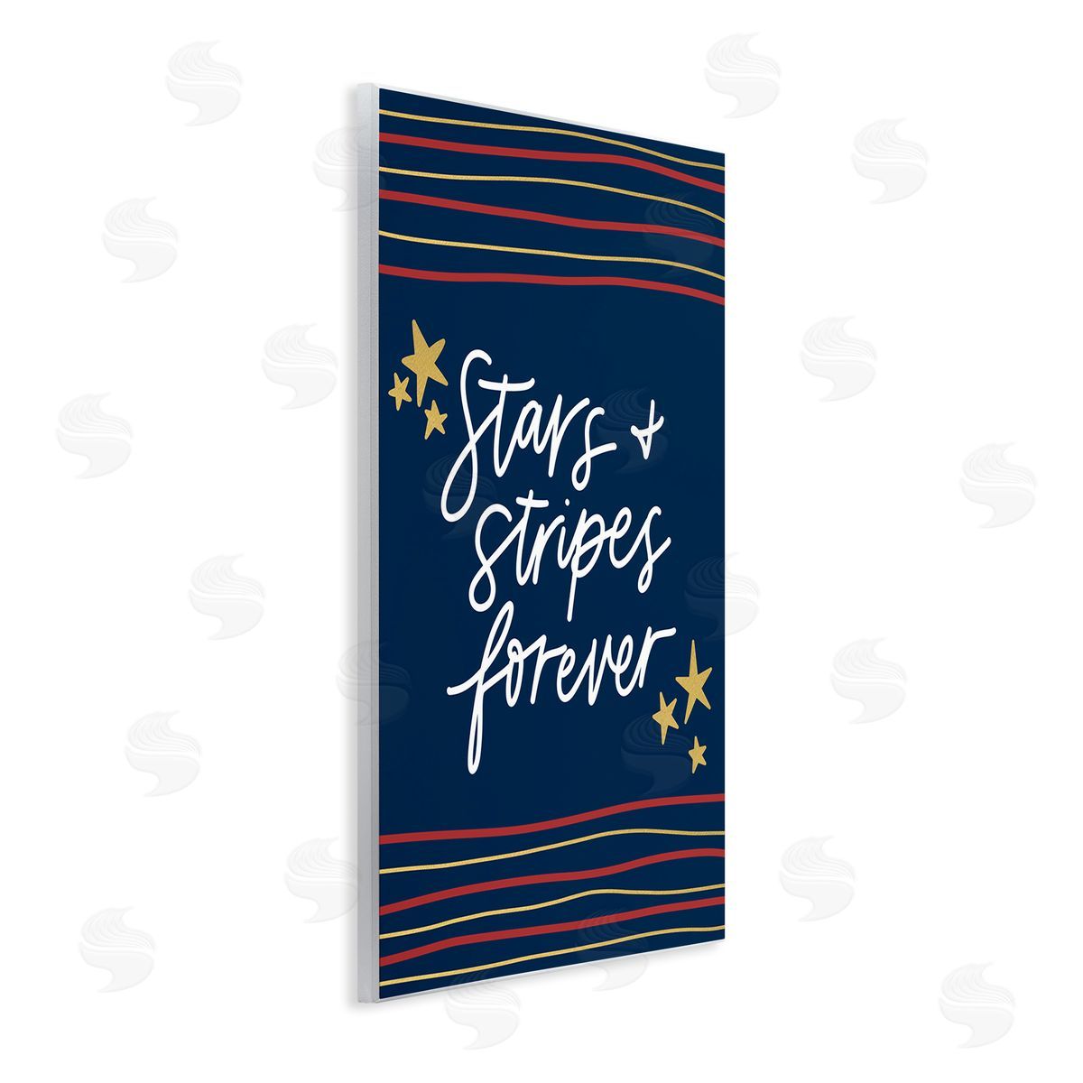 Amanda Houston Stars Stripes Forever Americana Independence Day  Wall Plaque Art Print