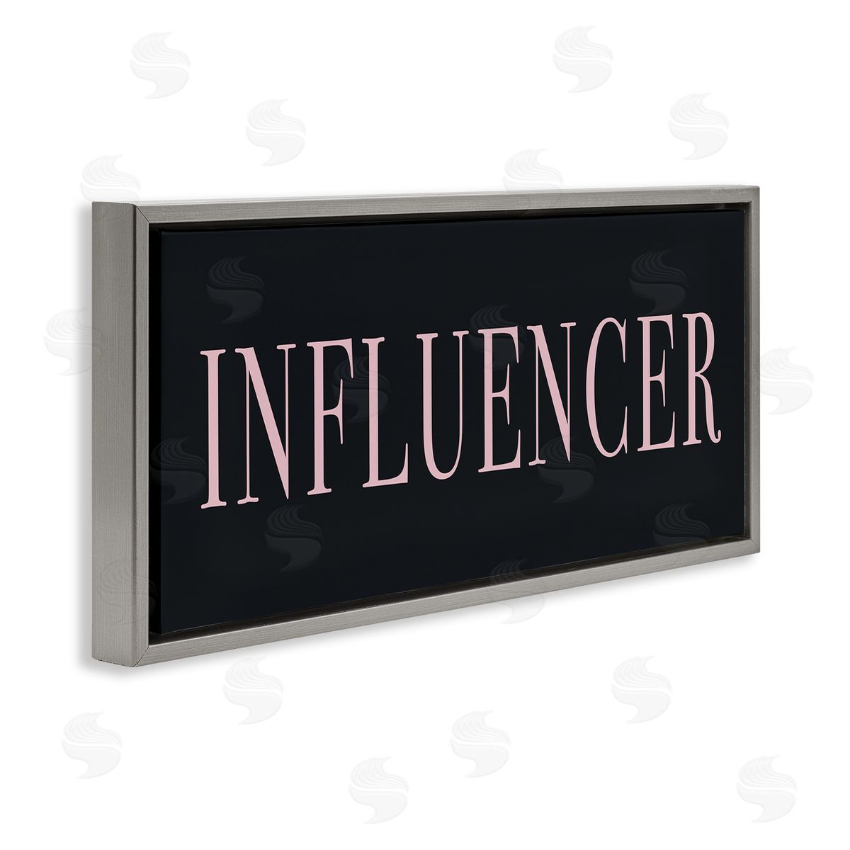 Stupell Studio Influencer Casual Chic Text Black Pink Design 