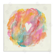 Elvira Errico | Abstract Heart Fluid Mixed Pastels