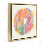 Elvira Errico | Abstract Heart Fluid Mixed Pastels