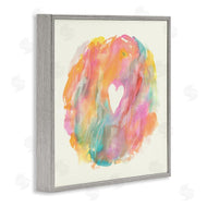 Elvira Errico | Abstract Heart Fluid Mixed Pastels