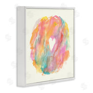 Elvira Errico | Abstract Heart Fluid Mixed Pastels