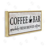 Lettered and Lined | Coffee Bar Cafe Rustic Sign