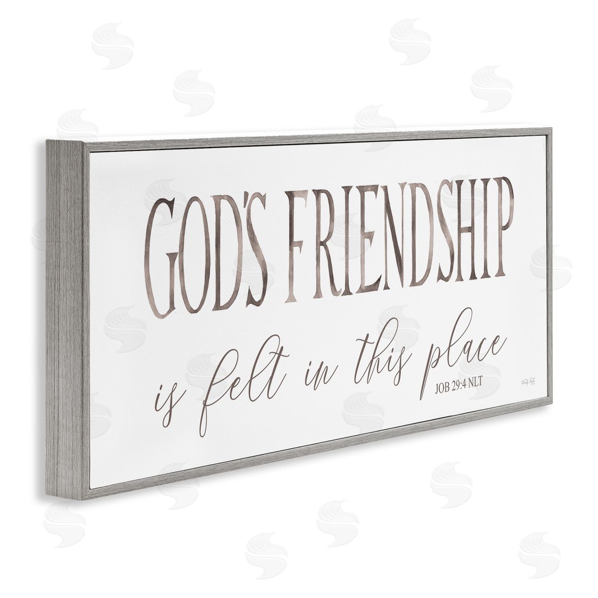 Cindy Jacobs God's fr_sideiendship Religious Home Casual Phrase Sign 
