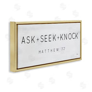 Jaxn Blvd. | Ask Seek Knock Minimal Scripture