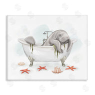 Ziwei Li | Manatee Sea Life in Bathtub
