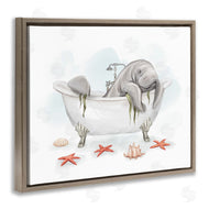 Ziwei Li | Manatee Sea Life in Bathtub