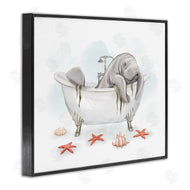 Ziwei Li | Manatee Sea Life in Bathtub