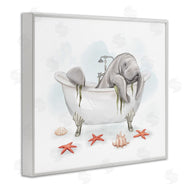 Ziwei Li | Manatee Sea Life in Bathtub