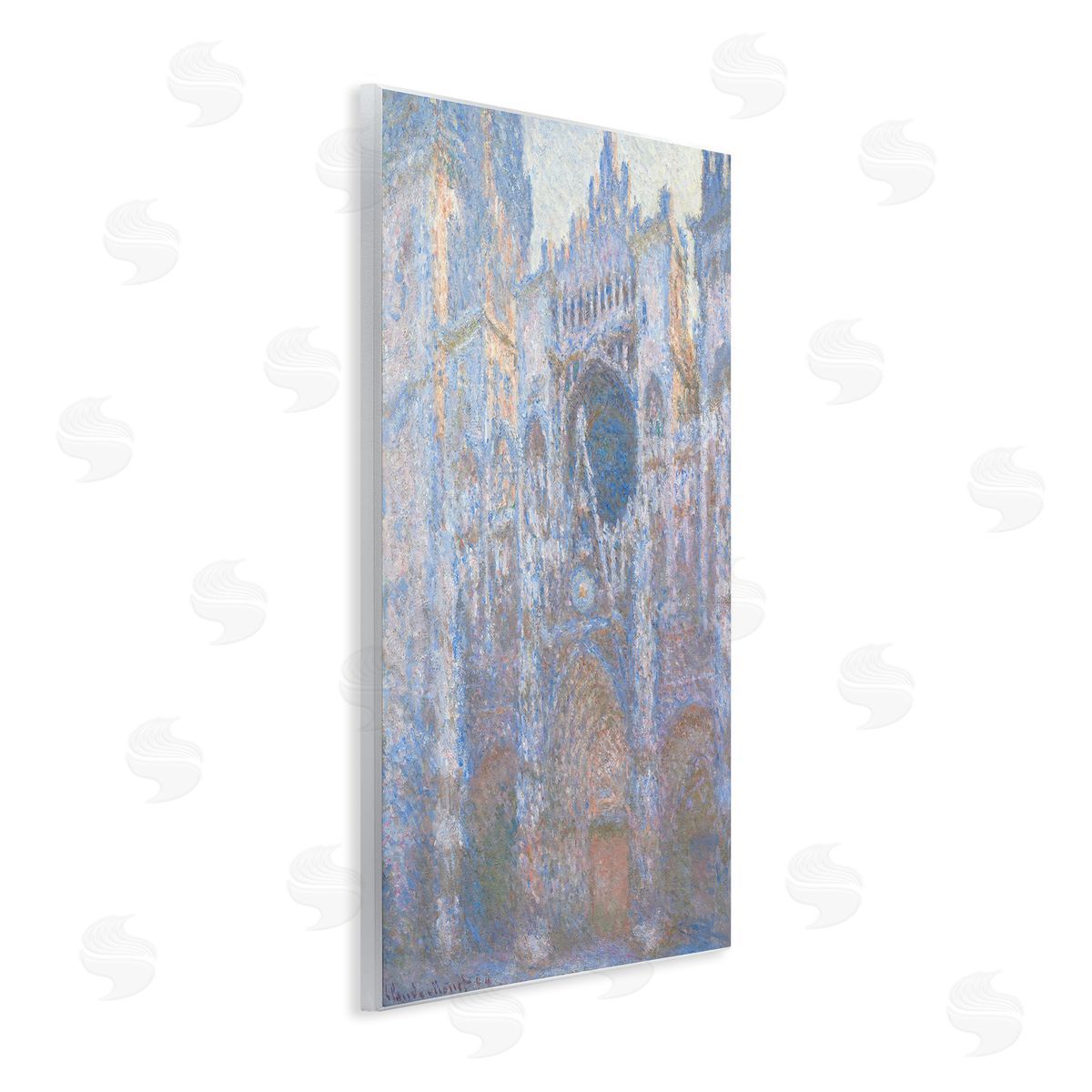 one1000paintings Rouen Cathedral West Facade Classic Claude Monet Painting Wall Plaque Art Print