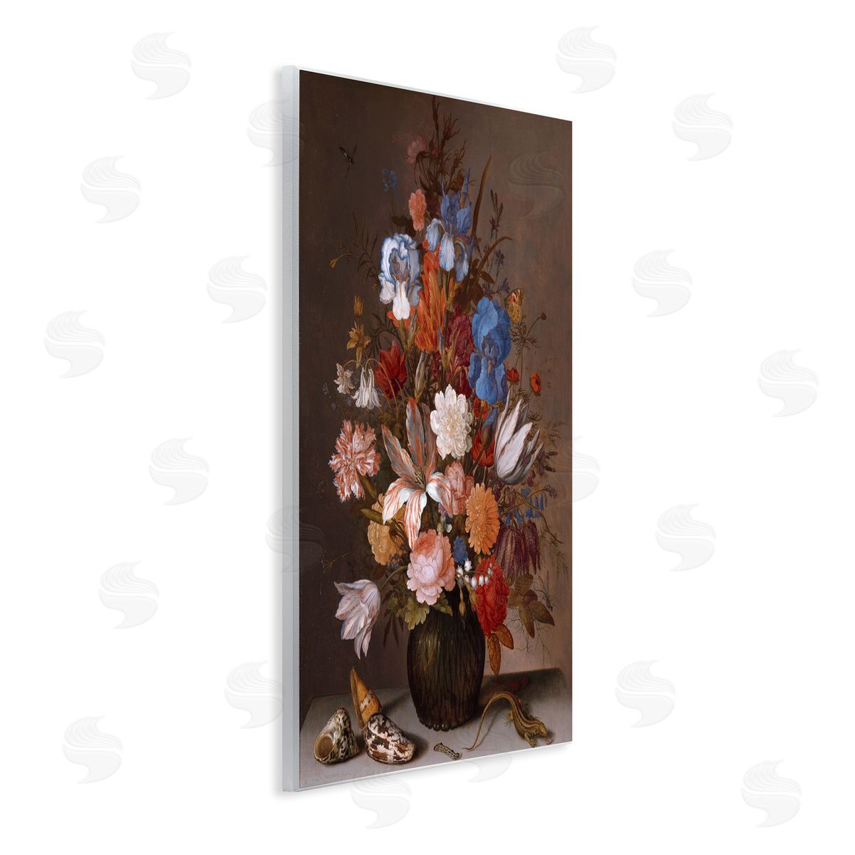 one1000paintings Still Life with Flowers Balthasar van der Ast Painting Wall Plaque Art Print