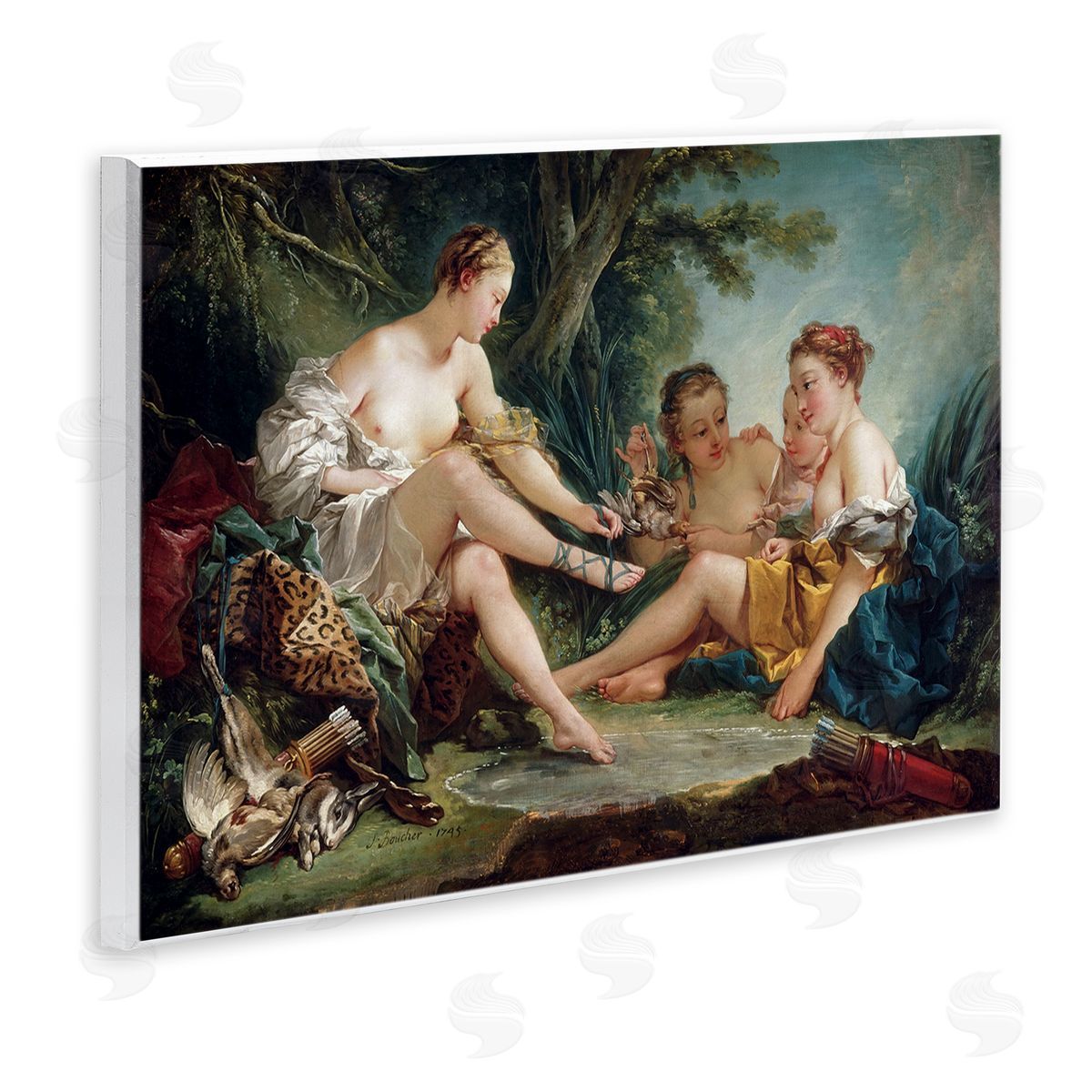 one1000paintings Diana After the Hunt Francois Boucher Classic Painting Wall Plaque Art Print