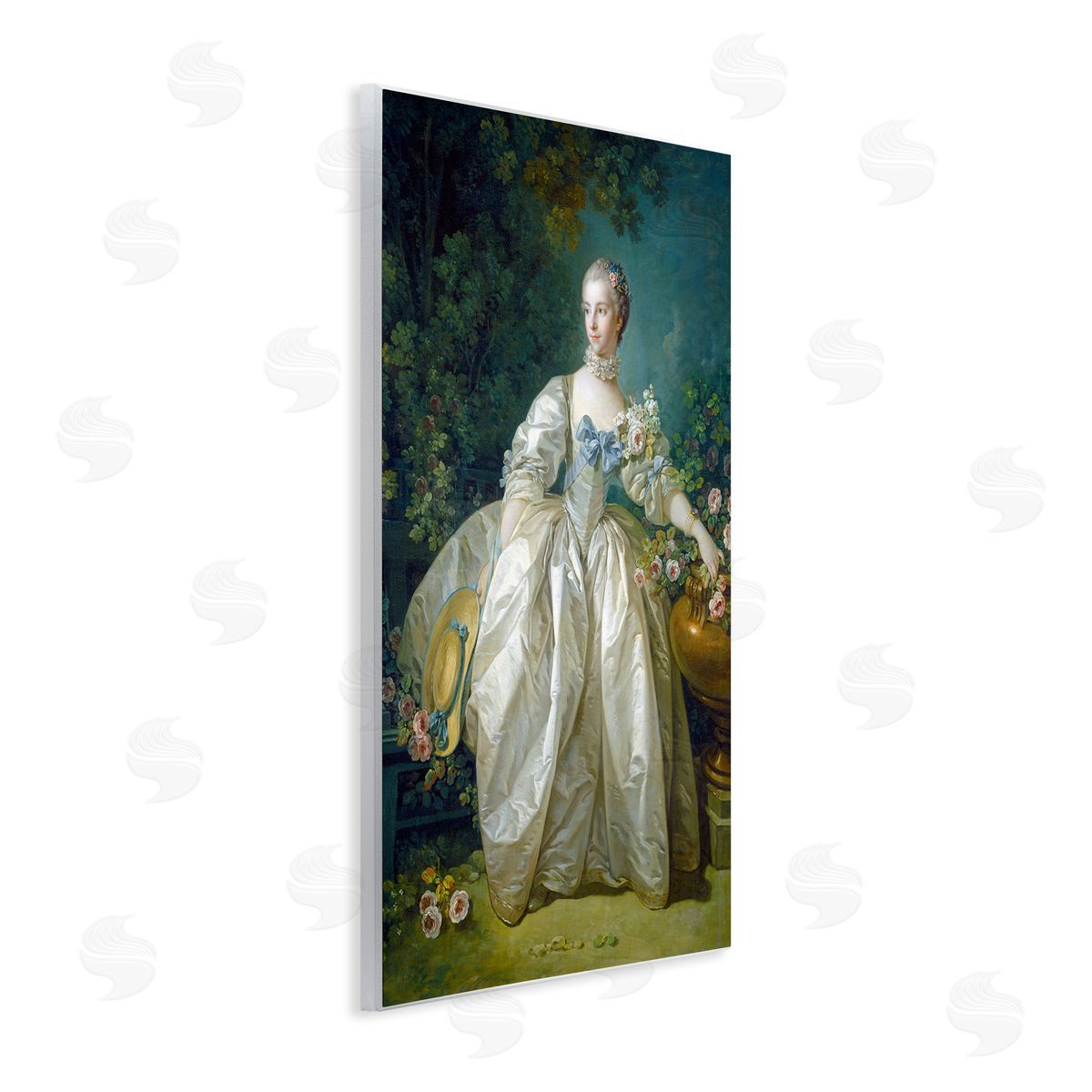 one1000paintings Madame Bergeret Francois Boucher Classic Painting Wall Plaque Art Print