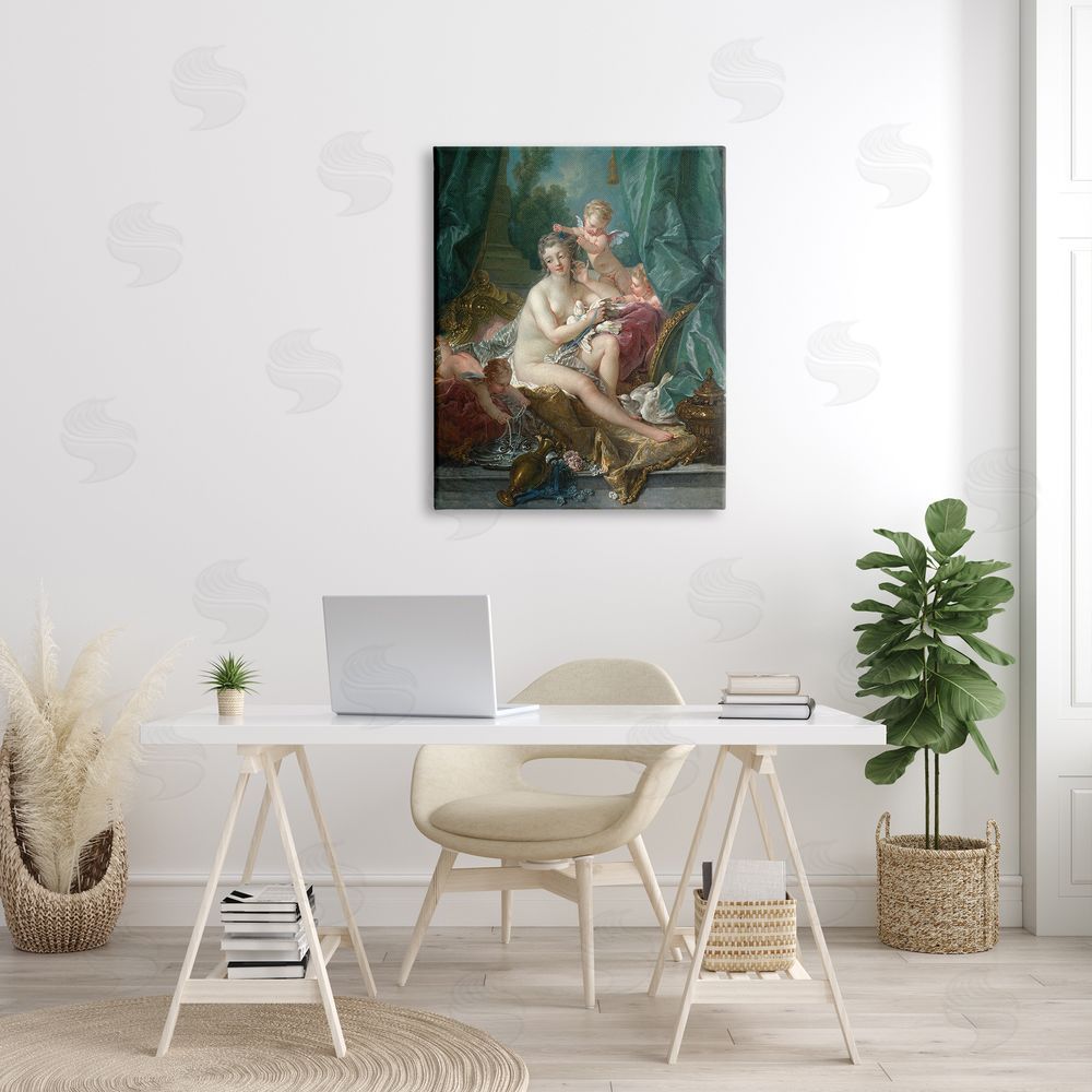 one1000paintings The Toilette of Venus Francois Boucher Classic Painting Canvas Wall Art Print in Room