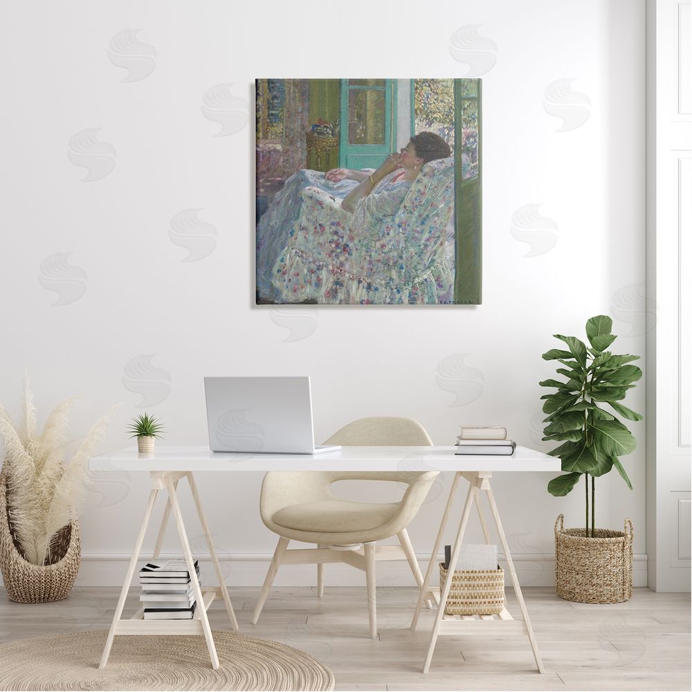one1000paintings Afternoon Yellow Room Frederick Carl Frieseke Classic Painting Canvas Wall Art in Room
