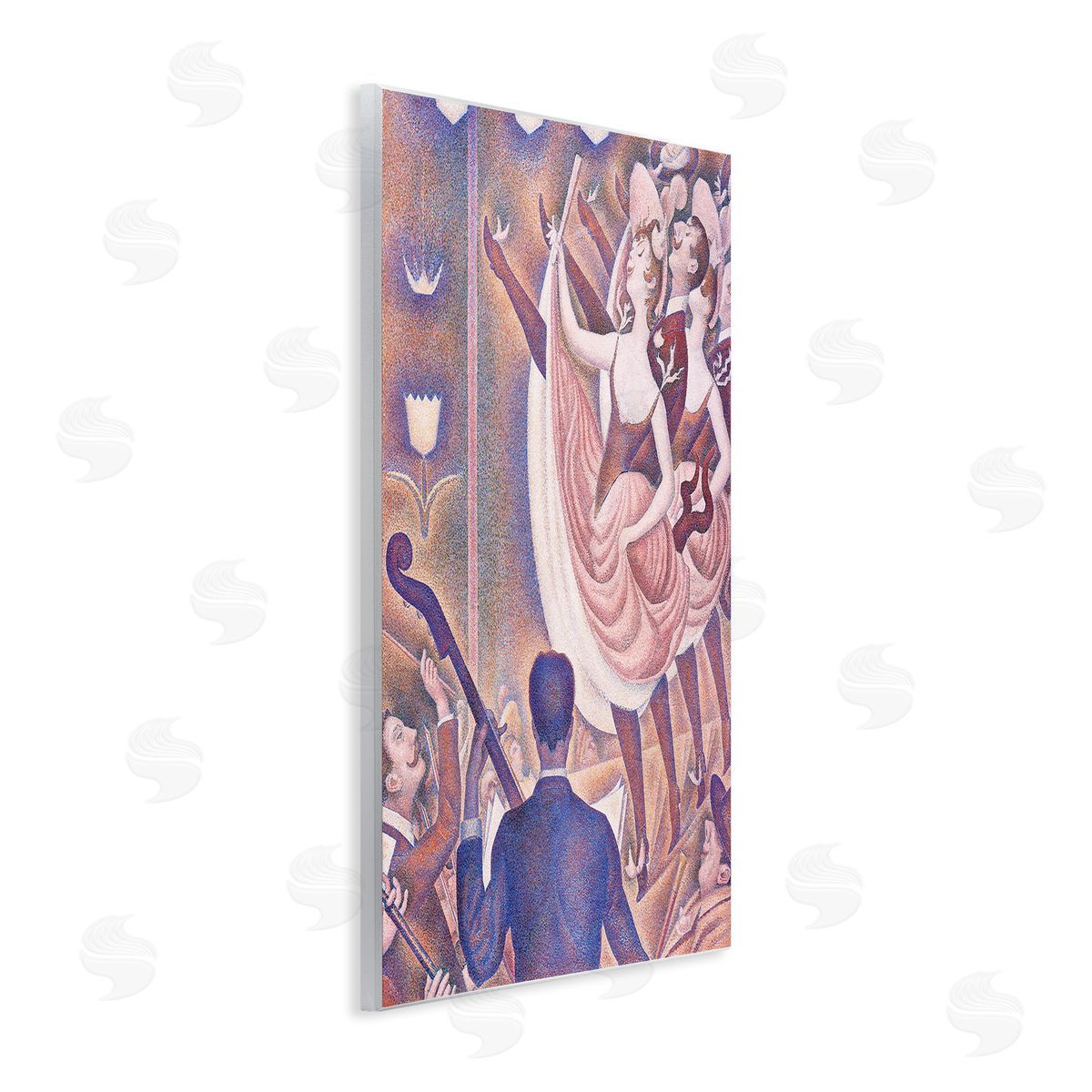 one1000paintings La Chahut Classic Georges Seurat Painting Dance Portrait Wall Plaque Art Print