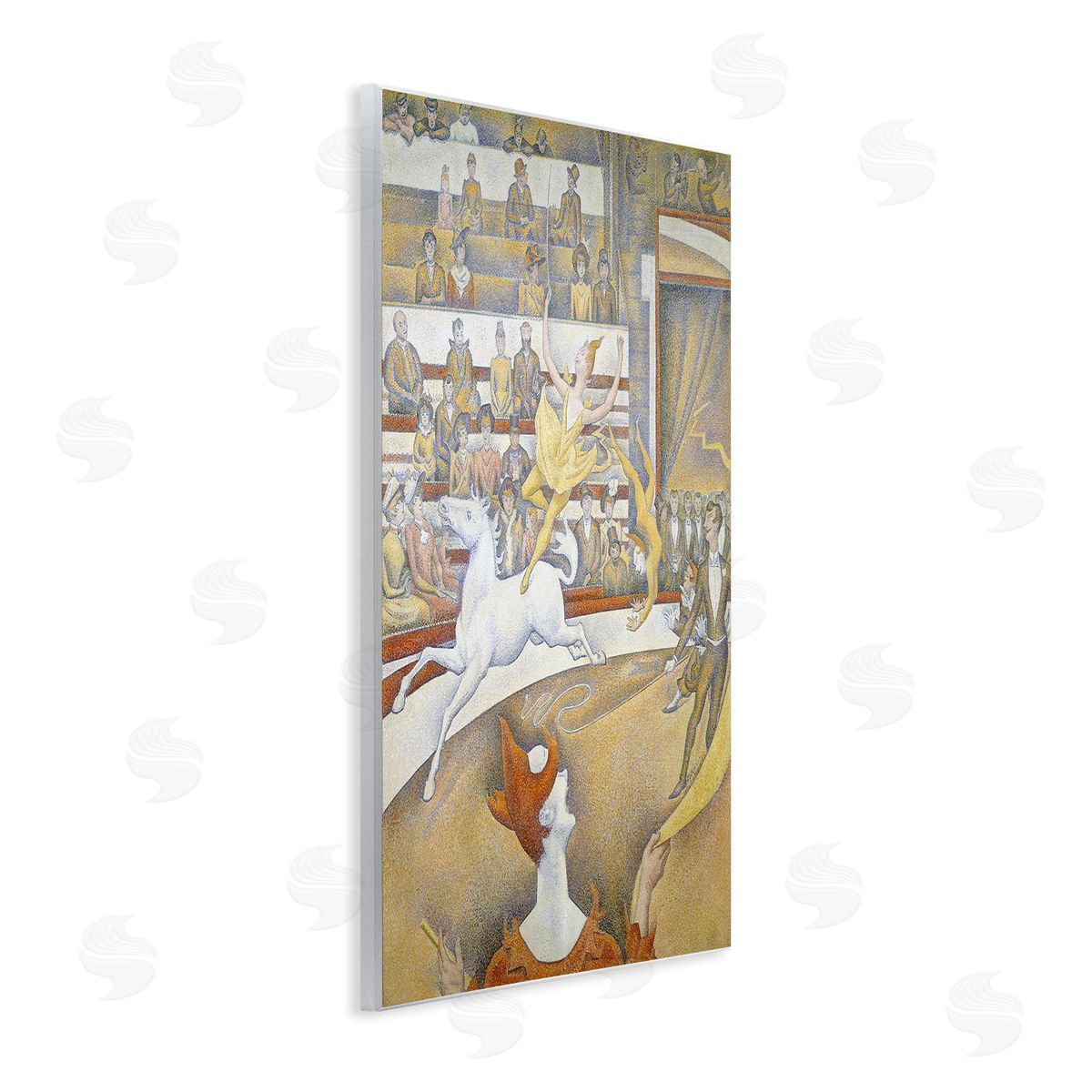 one1000paintings The Circus Classic Painting George Seurat Performance Portrait Wall Plaque Art Print