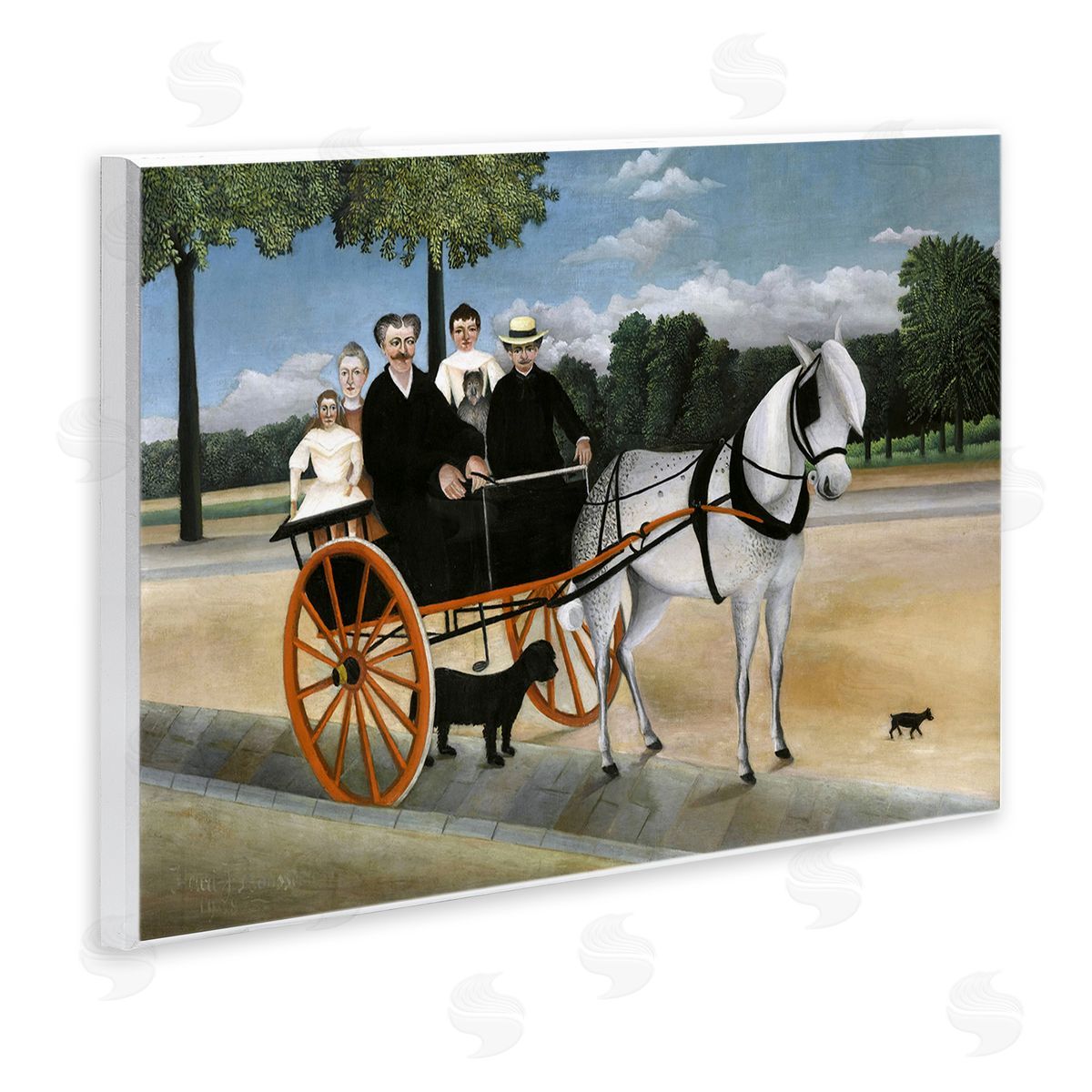 one1000paintings La Carriole du pere Junier Henri Rousseau Painting Wall Plaque Art Print