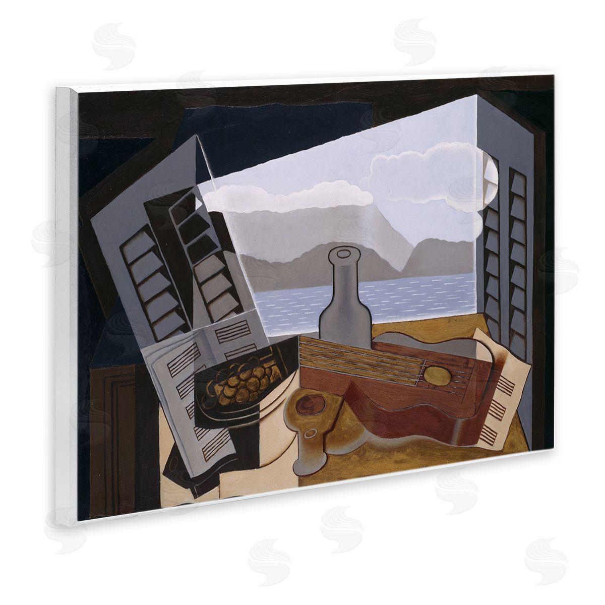 one1000paintings La Fenetre Ouverte Juan Gris Classic Abstract Painting Wall Plaque Art Print