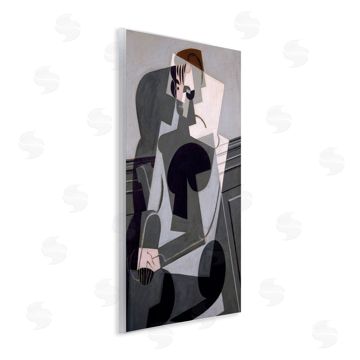 one1000paintings Portrait de Madame Josette Juan Gris Classic Abstract Painting Wall Plaque Art Print
